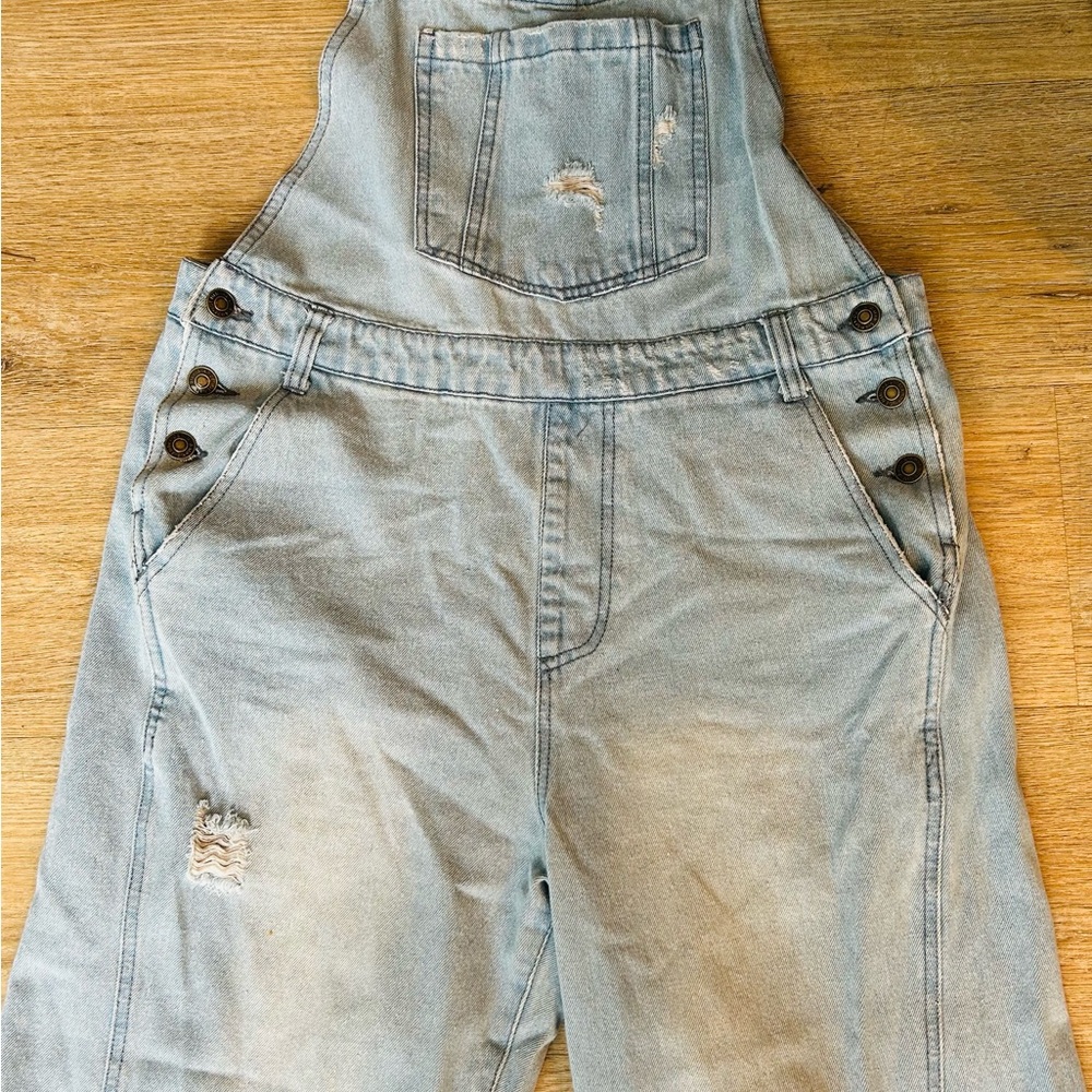 Chic Denim Flare Overalls - Picture 7 of 12